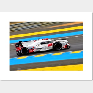 Audi R18 E-Tron Quattro 24 Hours Of Le Mans Posters and Art